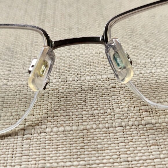 Joseph Abboud Men Eyeglasses Frame JA4073 Gunmetal Tone Half Rim Glasses - Picture 11 of 13